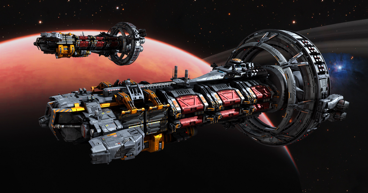 HAULER Spacecraft | 3D Space | Unity Asset Store