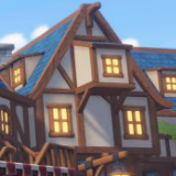Stylized Modular Buildings Fantasy Village