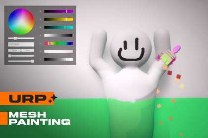 Dynamic Mesh Painting