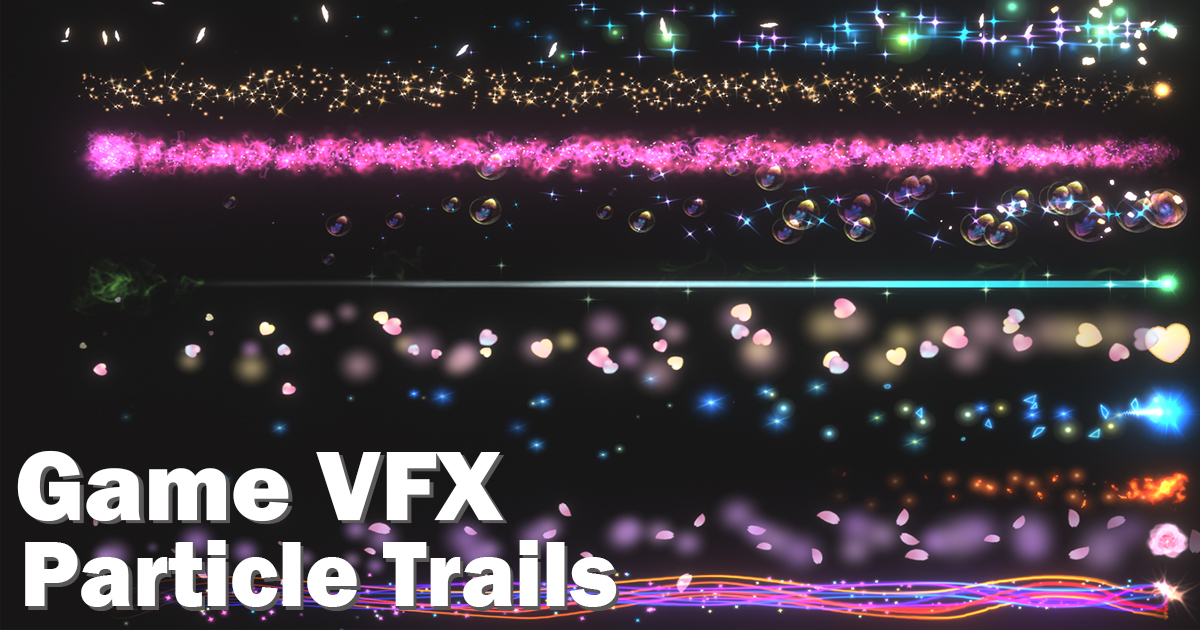 Particles Game Incon Game VFX - Particle Trails Collection(Built-in) | VFX 粒子 | Unity Asset ...