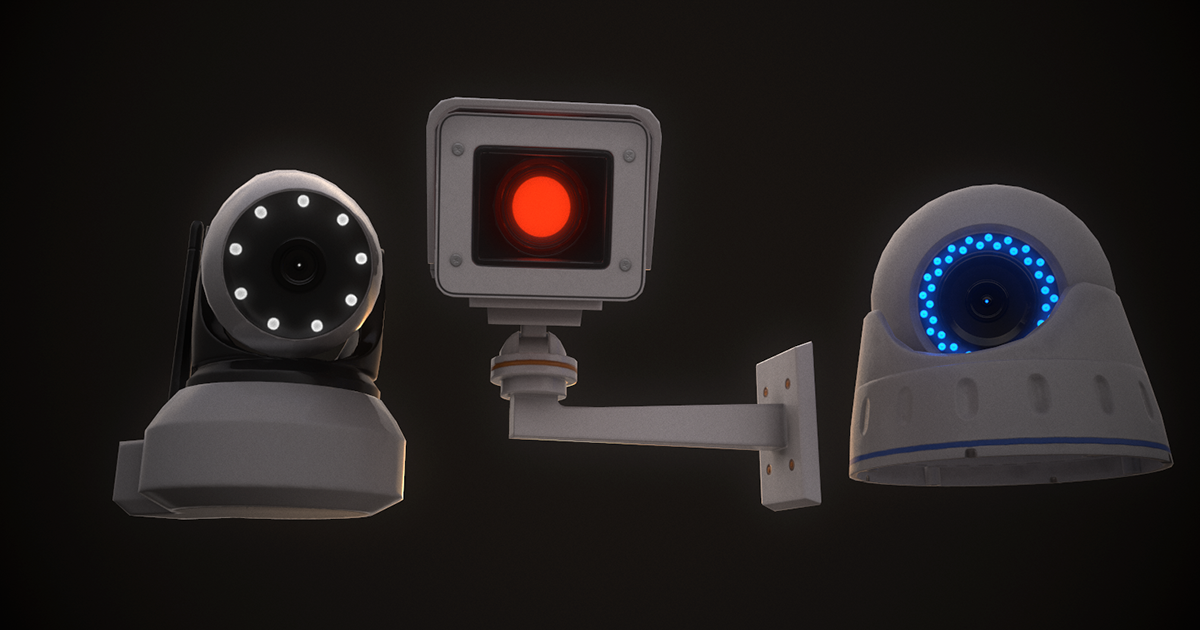 IP Cameras | 3D Electronics | Unity Asset Store