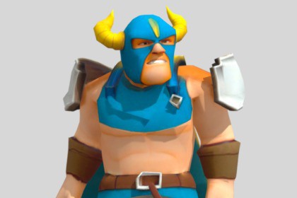 Stylized Arcade Animated Character - Superhero Man