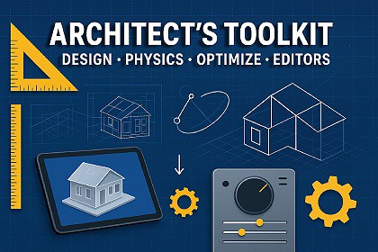 Architect's Toolkit: Design, Physics, Optimize & Editors