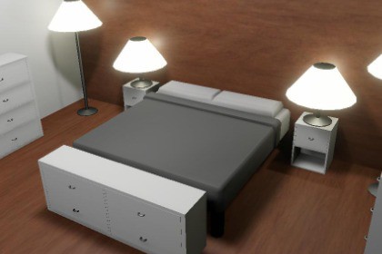 Low Poly Bedroom Asset Pack