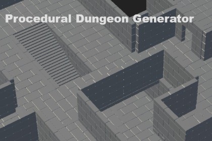 Procedural Dungeon Generator (Seeded, Multi-Floor Stairs)