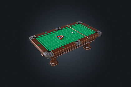 Pool Table V1 – Billiards | Game Ready PBR | Built-In & URP Compatible