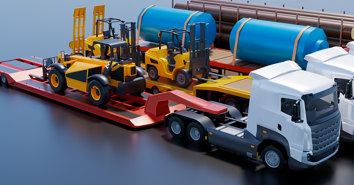 Megapoly.Art - Trucks & Trailers II | 3D Land | Unity Asset Store