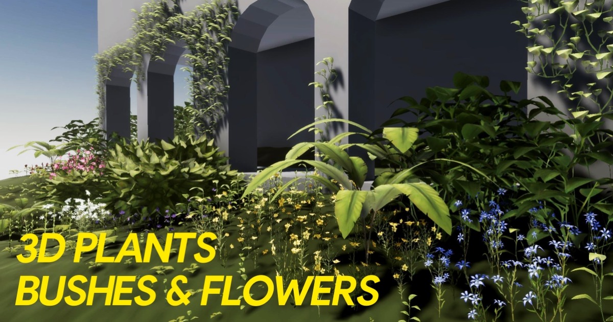 3D Plants, Bushes & Flowers | 3D Vegetation | Unity Asset Store