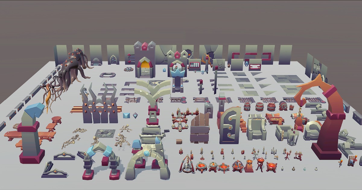 Modular Dungeon Set - Link Series | 2D Environments | Unity Asset Store
