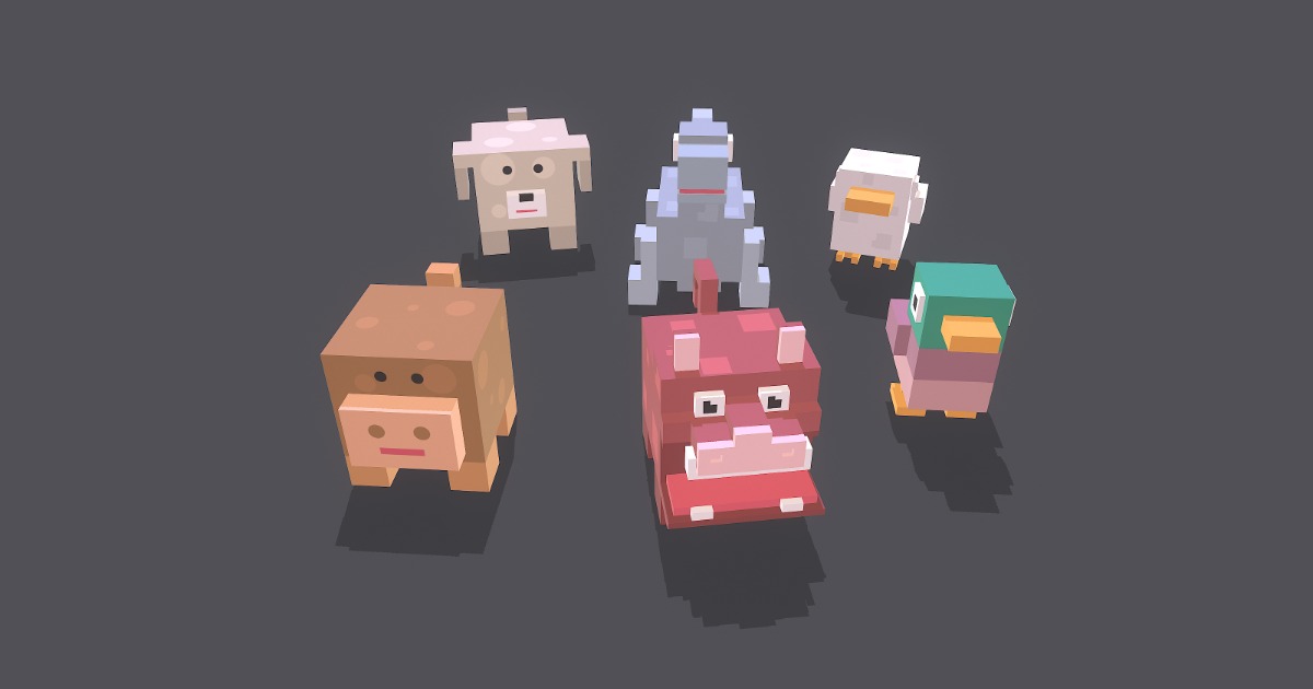 Anials Unity Cartoon Animal Pack 02 | 3D Animals | Unity Asset Store