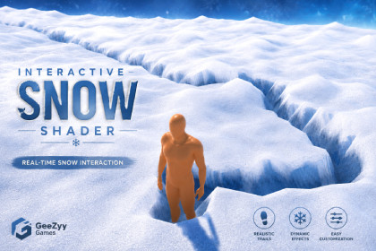 Quick Interactive Snow Shader