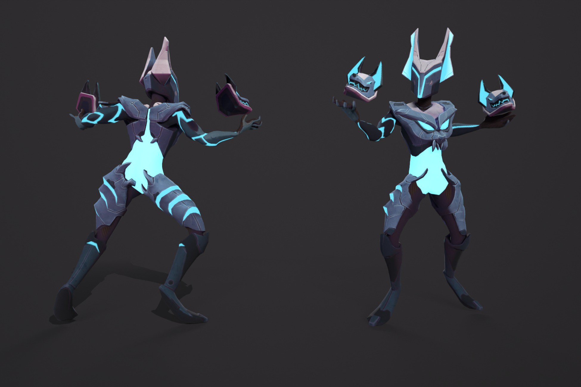 Character rigged cartoon - Cyber Anubis | 3D ヒューマノイド | Unity Asset Store