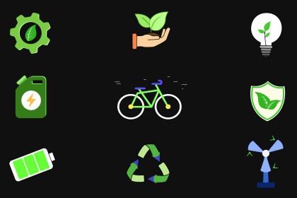 Eco Energy And Sustainability Icons (13.04.25)