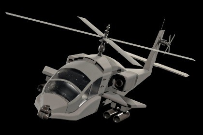 Military Attack Helicopter