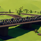 Low Poly Modular Road Pack- Mini World Studio