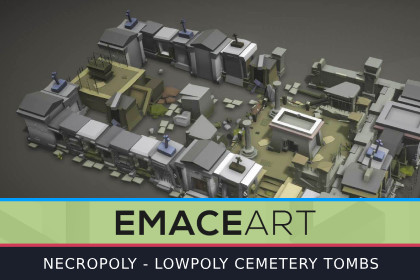Gravefield Cemetery Kit — Tombs Pack
