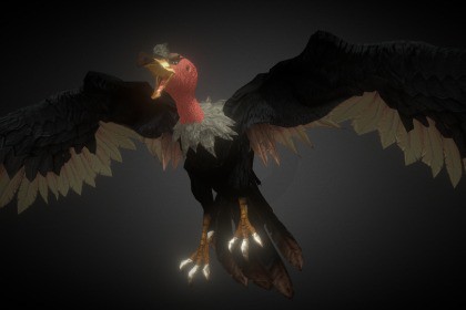 Large Flying Ziz Dark