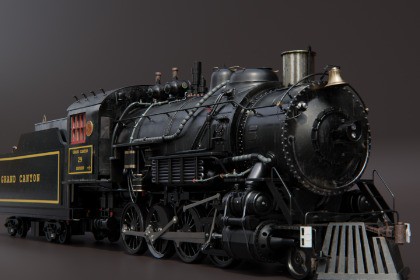 Steam Train Express - Animated | URP HDRP Built-in