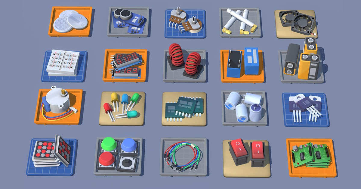 Resources Vol.2 - Electronics | 3D Props | Unity Asset Store