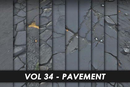 Realistic Textures - Vol 34 - Pavement