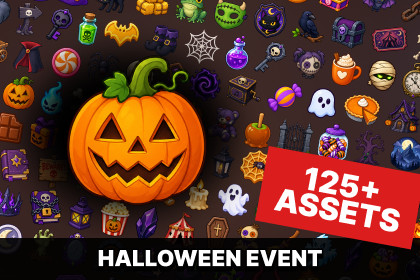 Halloween Horror Monsters Magic Collectibles Rewards Icons Pack