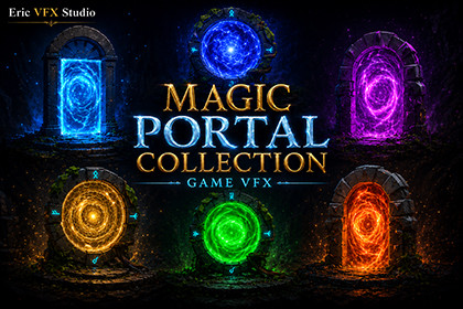 Game VFX - Magic Portal Collection