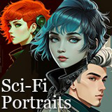 Stylized Sci-Fi Portraits