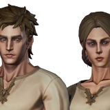 Stylized Medieval Villagers