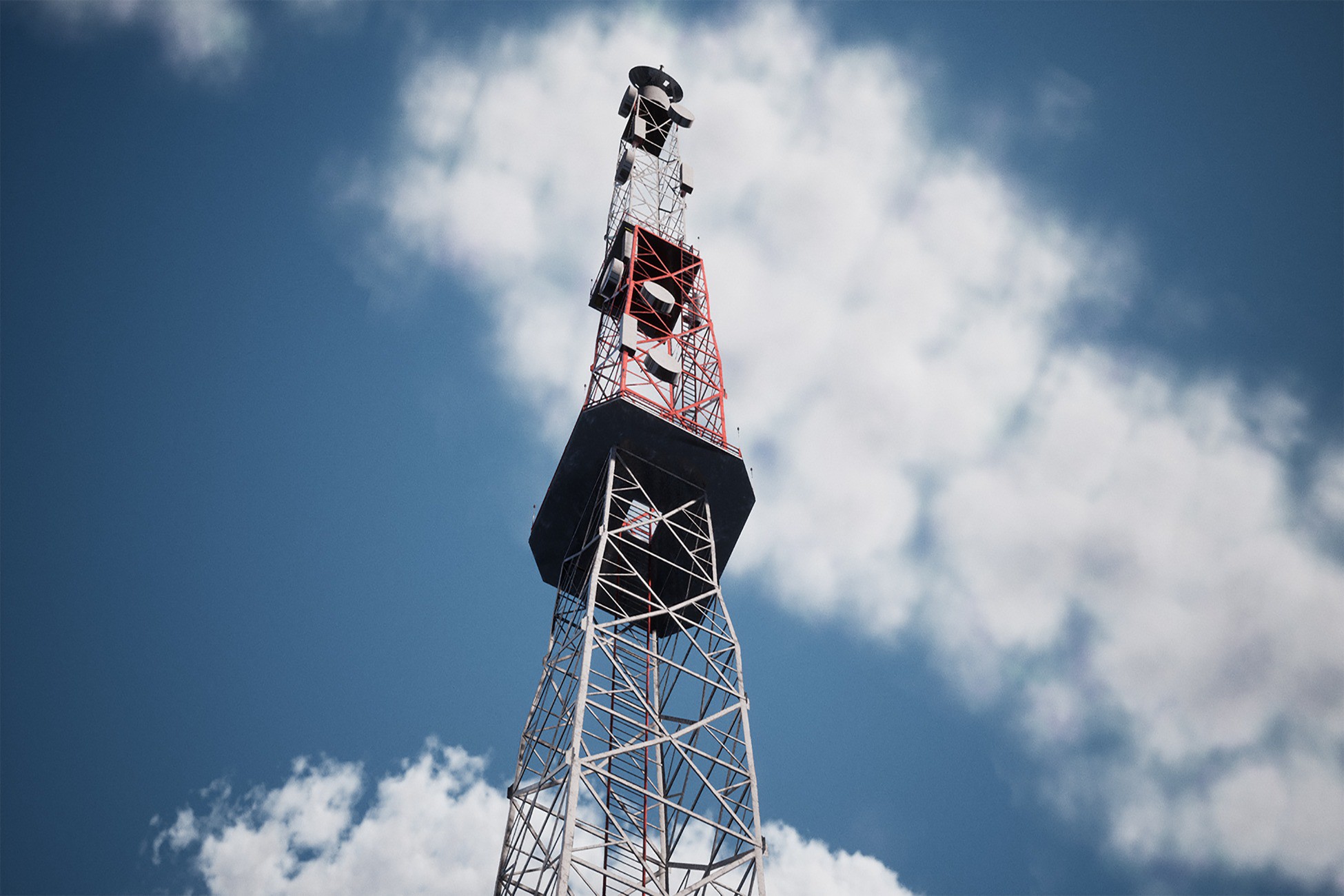 Modular Radio Tower / 26+ Assets | 3D Props | Unity Asset Store