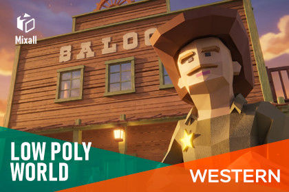 LOW POLY WORLD - WESTERN