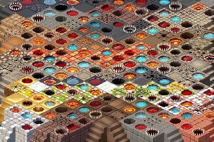 2D Isometric Modular Tileset – Brick & Plank