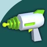 3D Low Poly Space Laser Guns