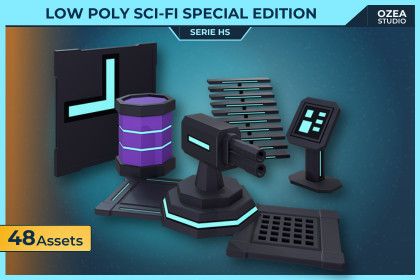 LOW POLY SCI-FI SERIES HS – COMPLETE BUNDLE
