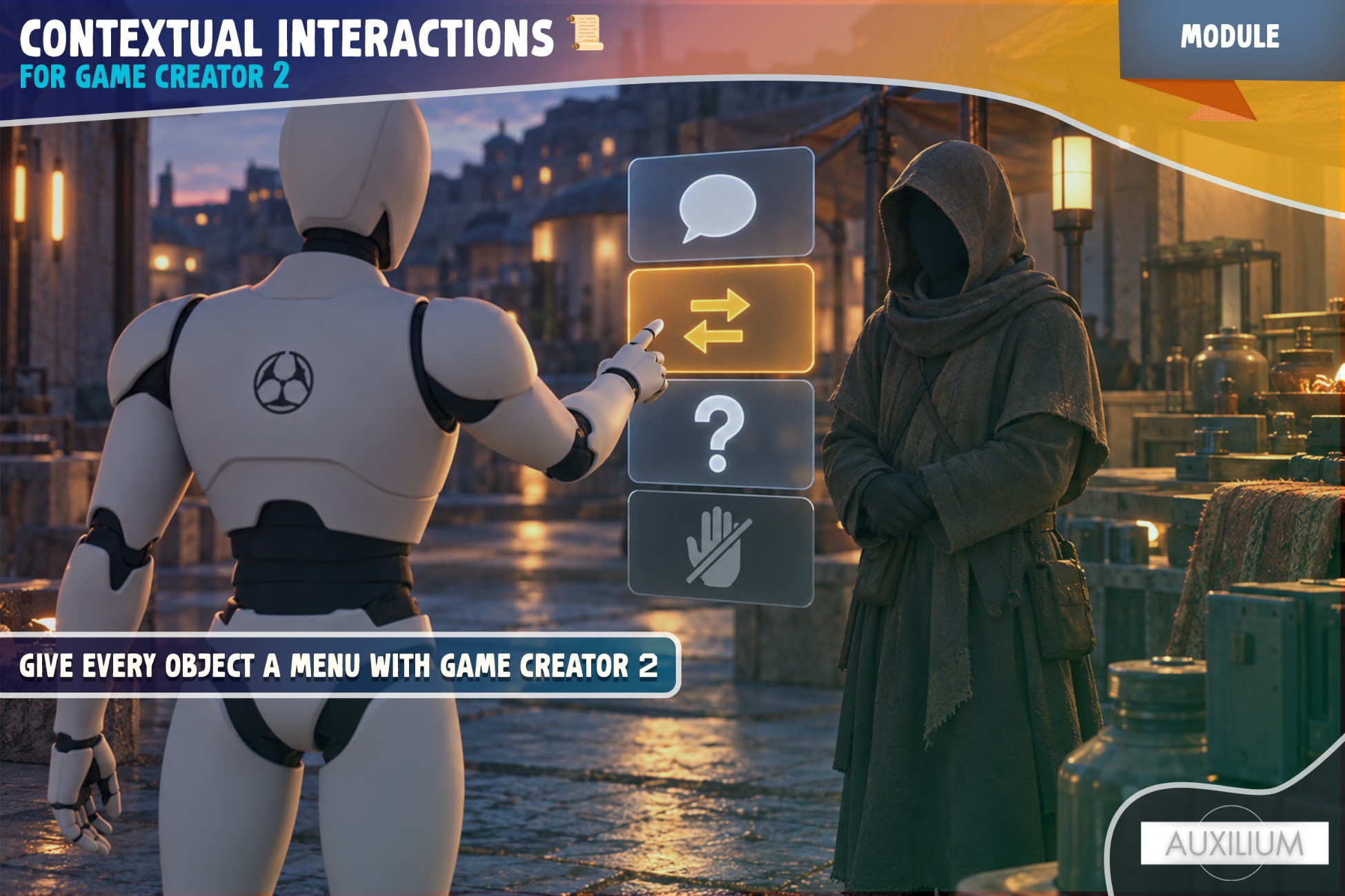 Contextual Interactions for Game Creator 2