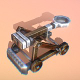 Catapult Stylized Lowpoly
