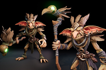 Stylized Goblin Shaman