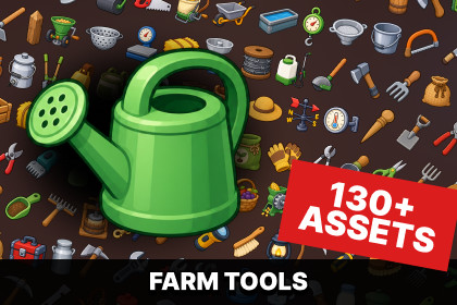 Farming Gardening Agriculture Harvest Homestead Tools Icons Pack