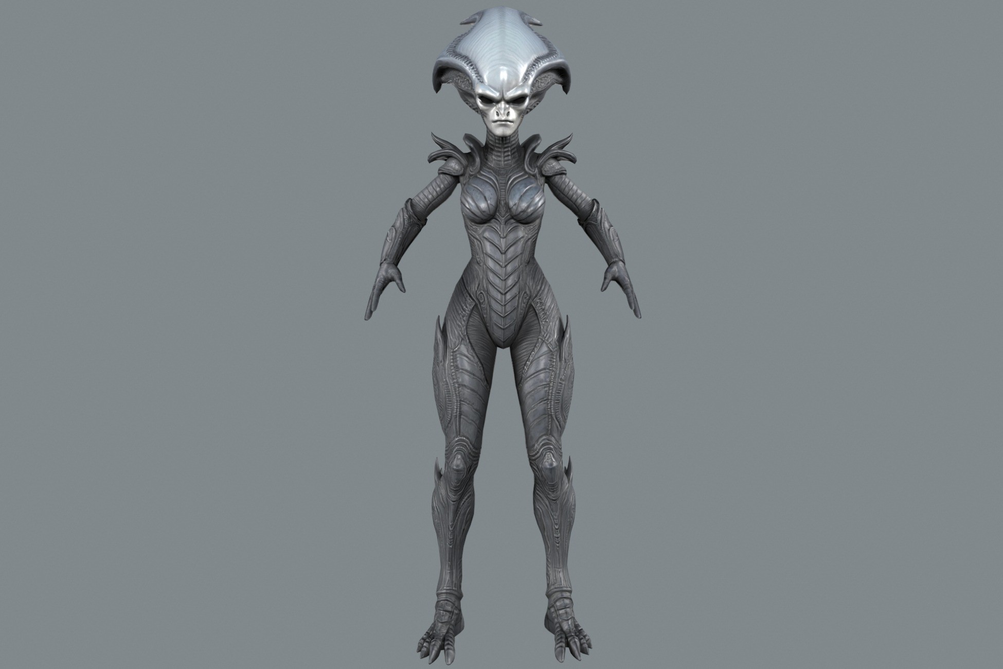 Alien Commander – Sci-Fi Enemy (Rigged Game Ready Character) | 3D ...