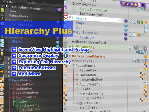 Hierarchy Plus | Utilities Tools | Unity Asset Store