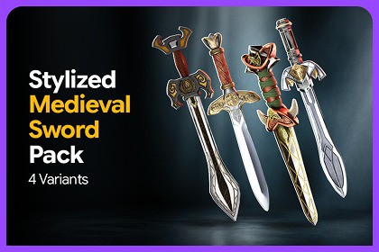 Stylized Medieval Sword Pack