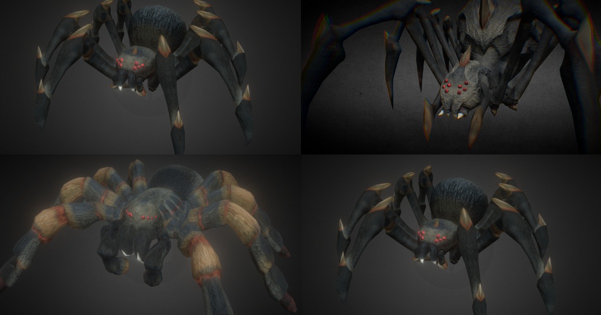 Pack - Spiders | 3D Characters | Unity Asset Store
