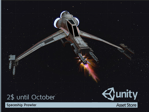 Spaceship: Powler | 3D Space | Unity Asset Store