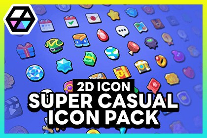 2D Icons - Super Casual Icons