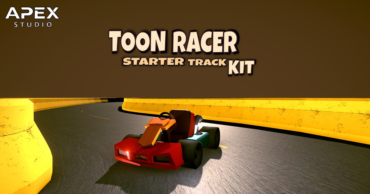 Toon Racer: Starter Track Kit | 3D Roadways | Unity Asset Store