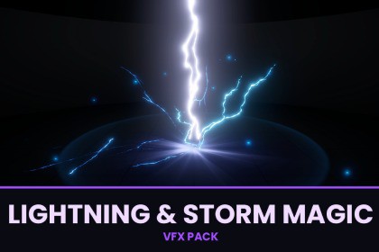 Lightning & Storm Magic VFX Pack