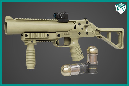 Grenade Launcher 06 Brown URP HDRP Textures