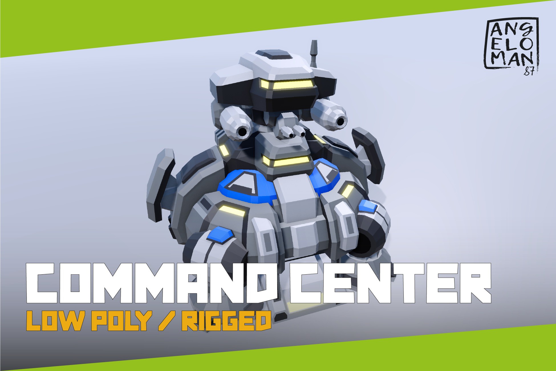 Low Poly Command Center | 3D Space | Unity Asset Store