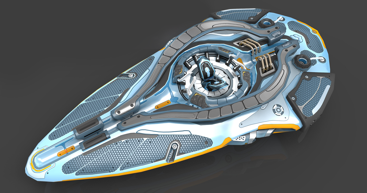 Luminaris Starship | 3D | Unity Asset Store