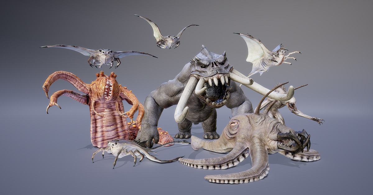 MONSTER PACK VOL 16 | 3D Creatures | Unity Asset Store