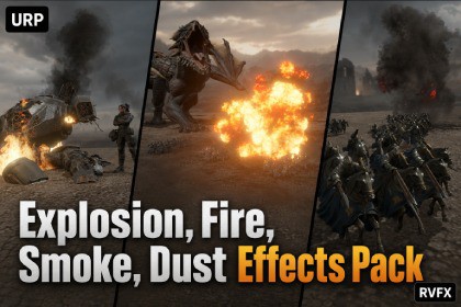 RVFX Explosion VFX Pack URP - Explosion, Fire, Smoke & Dust Effects